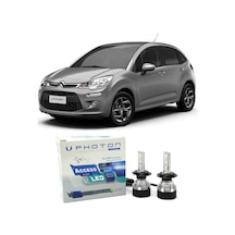 Citroen C3 Led Xenon Kısa Far Ampulü H7 Access Yeni Seri Beyaz 2002 - 2016