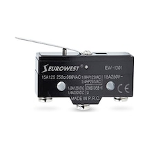 Ew-1301 15a 1no+1nc Uzun Paletli Mikro Şalter Eurowest 5'li Paket