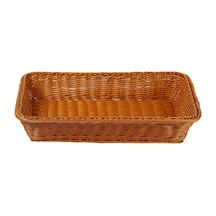 Sones A1744 Rattan Sepet Gıda Meyve Saklama Sepeti Dikdörtgen Meyve Tabağı, Boyut: Ekstra Büyük Diğer