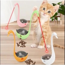 Lb Kuğu Şeklinde Lazerli Kedi Oyuncağı