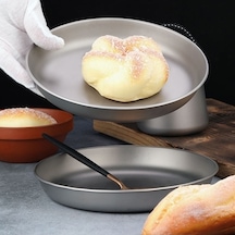 Ankatek Yürüyüşü Yemeği Titanyum Tava Tabak Tabağı Sırt Renkli Piknik Meyve Mekan Kampı Kabı İçin Hafif Gıda Dış Çok Çantası Bbq Akşam Rm Çok Renkli Çok Renkli