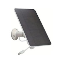 Besthome1 Dream011 Beyaz 360 Ayarlanabilir Düşük Voltaj Güvenlik Kamerası, Kapı Zilleri Ve Gözetim İçin Solar Panel