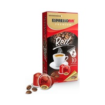 Espressomm® Premium Red Alüminyum Kapsül Kahve 10 Adet