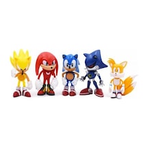 5 Figürlü Sonic The Hedgehog Figür Seti - Sonic Mini Figür Seti