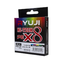 Ryuji Hı-tech Pe 8b Multicolor 150m İp Misina 0,10mm 0,10mm