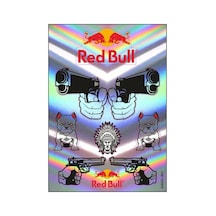 A5 Hologram Sticker 071 Tek Paket Çoklu Sticker Siyah