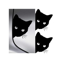 Kedi araba oto Sticker yapıştırması 15cm 2Adet