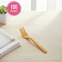 100 Adet Altı N Plastik Lüx Çatal