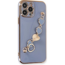 Apple Uyumlu iPhone 14 Pro Kılıf Esila Silikon Gri,