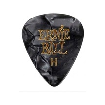 Ernie Ball P09168 Pearloid Heavy Siyah Gitar Pena 3 Adet 0,94mm