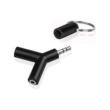 3.5 mm. AUX Kulaklık Stereo Çoklayıcı Çoğaltıcı Switch Splitter