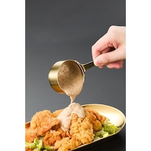 Komple 304 Çelik 60 Ml Gold Sosluk Kahvaltılık Ketçap Mayonez Sos Kabı Cin632sr Çok Renkli