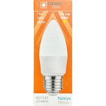 Osaka 7w 50w 3000k Sarı E27 Duylu Kalın Duy Mum Led Ampul