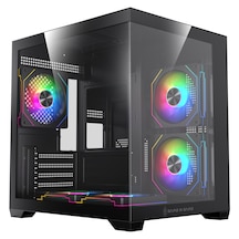 Game İn Game Cool Siyah 5x12cm Argb Fanlı M.atx Akvaryum Kasa Game İn Game Cool Siyah 5x12cm Argb Fanlı M.atx Akvaryum Kasa