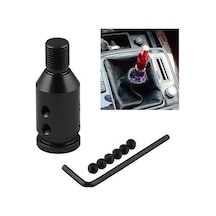 Ankatek Sones Araba Dişli Shifter Vites Topuzu Adaptörü 12 X 1.25 Siyah Oe Siyah Siyah