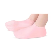 Nemlendirici Jel Topuk Çorabı - Çatlak Topuk Giderici Ve Yumuşatıcı Spa Çorabı - Gece Bakımı İçin Açık Parmaklı Jel Çorap-krem Sonrası Koruma