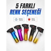 Lb Gaz Dolumlu Rüzgar Dayanıklı Pürmüz Çakmak Ayarlı Alev Güçlü Performans Diğer