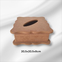 Ahşap Ham Mdf Boyanabilir Peçetelik