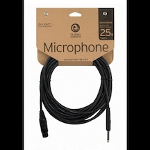 Planet Waves Pw-cgmıc-25 Mikrofon Kablo Xlr Fm To 1/4 Unbal 7.6 Metre Korozyona Dayanıklı - Saf Sinyal - Esnek