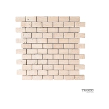 Tuqco Dogal Tas 2,3 X 4,8 Cm Brick Traverten Eskitme Mermer Mozaik