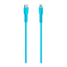 Ttec USB-C - Lightning Hızlı Şarj Kablosu 120 CM Neon Mavi