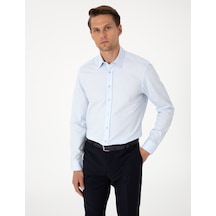 Pierre Cardin Erkek Açık Mavi Gömlek Desenli 50303382-vr003 Açik Mavi