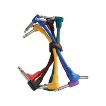 Kirlin 15cm. Gitar Pedal Ara Kablosu Seti 6 Adet