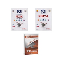 2027 Limit 10. Sınıf Etkinlikli Fizik + Kimya Soru + Anla Kazan Paragraf Deneme 3'lü Set