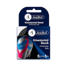 Jenbol Kinesiology Tape  Bandı 5 Cm X 5 M - Siyah