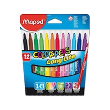 Maped Keçeli Kalem 12 Li Long Lıfe Inno 845045