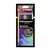 Stabilo Aquacolor Arty - Kuru Boya Kalemi - 12'li Paket - Çeşitli Diğer