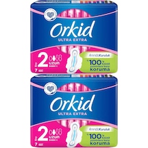 Orkid Ultra Extra Hijyenik Ped Uzun 2 x 7'li