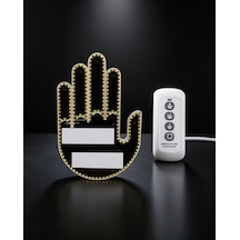 El Orta Parmak Led Kumandalı Araç İçi Reflektör Uuczgesture3 Çok Renkli