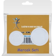 Optik Mini Mercek Seti 2'li Set Büyük ve Küçük 3cm ve 4cm Plastik