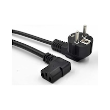 Senseı Eu Power Cord L Tipi Sag 3x0.75mm 220v 90 Derece 1.5 Metre Power Kablo