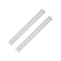 4 Adet 100 Watt 120 Cm Kristal Beyaz Led Bant Armatür Beyaz Işık Beyaz