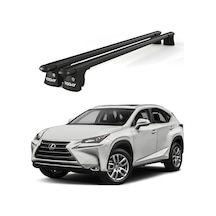 Trio-ıı Lexus Nx200 2015ve Sonrası Uyumlu Siyah Kilitli Ara Atkı 120cm Port Bagaj Tavan Barı