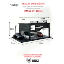 1/64 Ölçekli Seat Diorama Tasarımlı Araç Sergileme Garajı 3d Baskı