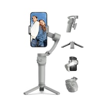 Telefon Sabitleyici Selfie Gimbal - 3 Eksenli Sabitleyici Yapı, Led Işıklı Tasarım, Selfie Çekimi, Otomatik Yüz T Diğer