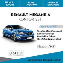 Renault Megane 4 Konfor Seti - Araç Ses  Kumaş Kaplama
