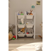 6 Sepetli Çok Amaçlı Montessori Oyuncak Dolabı 6 Sepetli Çok Amaçlı Montessori Oyuncak Dolabı