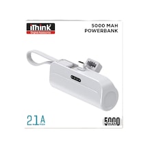İ'think 5.000 Mah Telefon Altı Powerbank Beyaz Pb-430