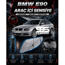 Bmw E90 Araç Ön Cam Güneşliği Katlanabilir Şemsiye Oto Güneşlik Uv Korumalı Gölgelik Araba Oto Şemsiyesi