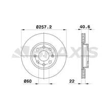 Fiat Punto Evo Fren Diski On 2010-2012 Braxıs Ae0007 2adettir