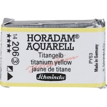 Schmincke : Horadam Aquarell Artist Sulu Boya : Tam Tablet : Seri 3 206 Titanium Yellow