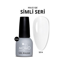 Momo Professional Kalıcı Oje S014 Simli Süt Beyazı 14 Ml