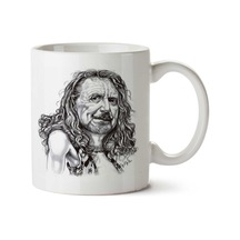 Led Zeppelin Robert Plant İki Tarafı Baskılı Kupa Bardak Çok Renkli