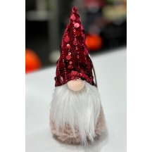 Beysüs Yılbaşı Çam Ağacı Süsü Şans Cücesi Gnome Kırmızı Diğer