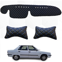 Renault 9 Fairway Boyunluk + Göğüs Halısı Siyah-Mavi (503402406)