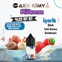 One Hit Wonder Milkman Yoğun Dıy Kit Çilek Krema Gıda Aroması %25 Oranda Aroma İçerir Hazır Değildir 30 Ml